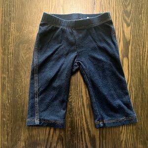 6-9 Month 1989 Place Blue Soft Denim Girls Pants